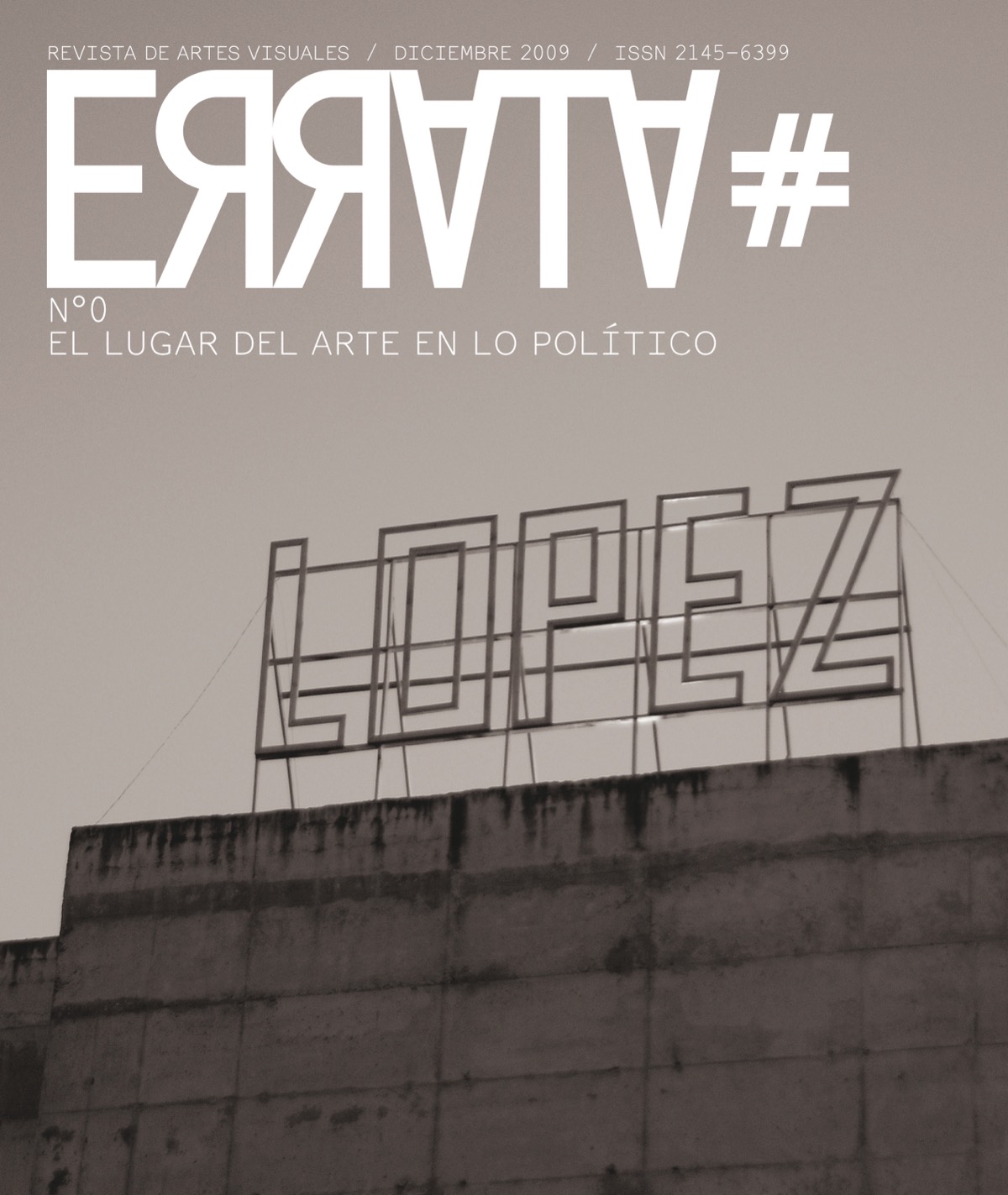 Visual Arts Journal ERRATA#